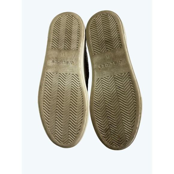 J/Slides Embossed Snake Slip On Platform Sneakers Size 7.5 - Picture 6 of 7